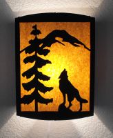 Wolf Sconce