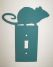 Green Mouse Light Switch Plate